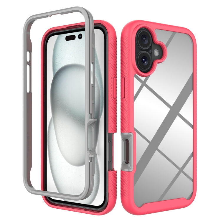Starry Sky Solid Color Shockproof TPU Clear PC Phone Case