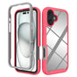 Starry Sky Solid Color Shockproof TPU Clear PC Phone Case