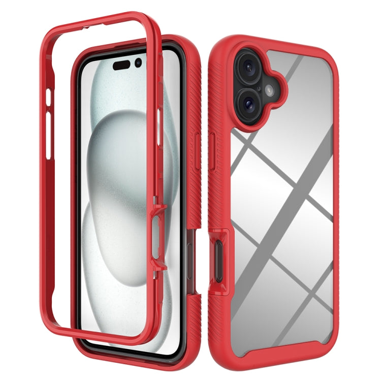 Starry Sky Solid Color Shockproof TPU Clear PC Phone Case