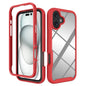 Starry Sky Solid Color Shockproof TPU Clear PC Phone Case