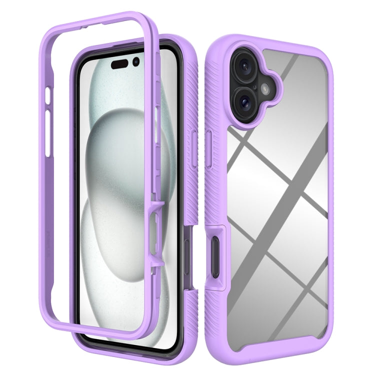 Starry Sky Solid Color Shockproof TPU Clear PC Phone Case