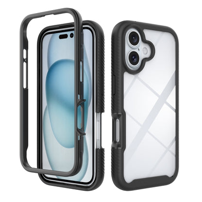 Starry Sky Solid Color Shockproof TPU Clear PC Phone Case