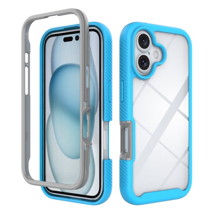 Starry Sky Solid Color Shockproof TPU Clear PC Phone Case