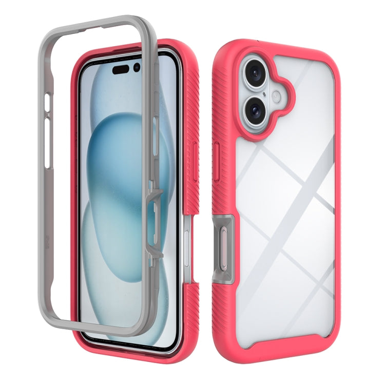 Starry Sky Solid Color Shockproof TPU Clear PC Phone Case