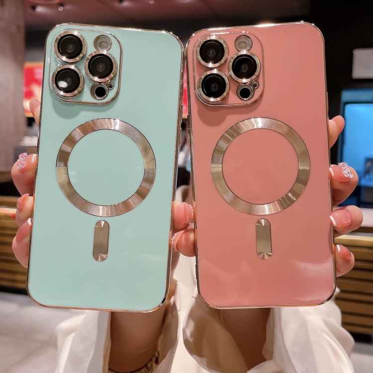 Magsafe Plating TPU Phone Case with Lens Film