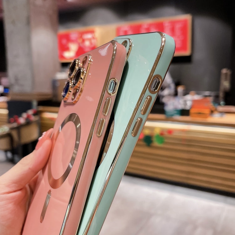Magsafe Plating TPU Phone Case with Lens Film