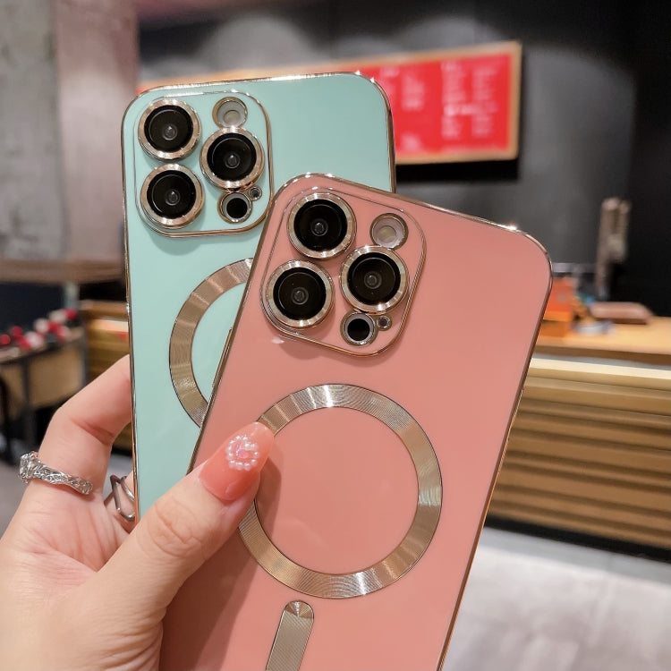 Magsafe Plating TPU Phone Case with Lens Film