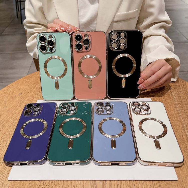 Magsafe Plating TPU Phone Case with Lens Film