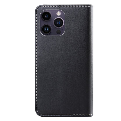 Tricolor Stitching Horizontal Flip Leather Phone Case