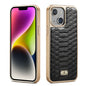 Fierre Shann Python Texture Electroplating PU Phone Case