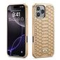 Fierre Shann Python Texture Electroplating PU Phone Case