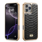 Fierre Shann Python Texture Electroplating PU Phone Case
