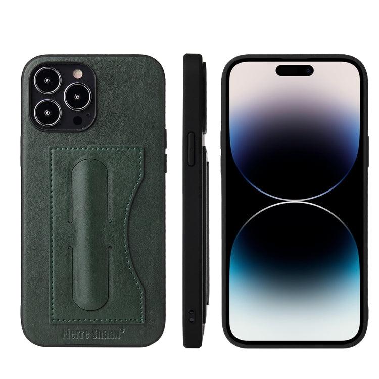 Fierre Shann Holder Back Cover PU Phone Case