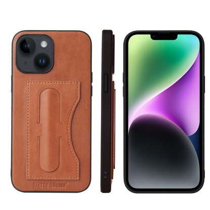 Fierre Shann Holder Back Cover PU Phone Case