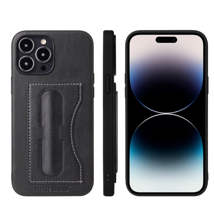 Fierre Shann Holder Back Cover PU Phone Case
