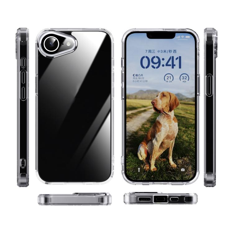 iPAKY Crystal Clear Series Shockproof PC + TPU Protective Phone Case