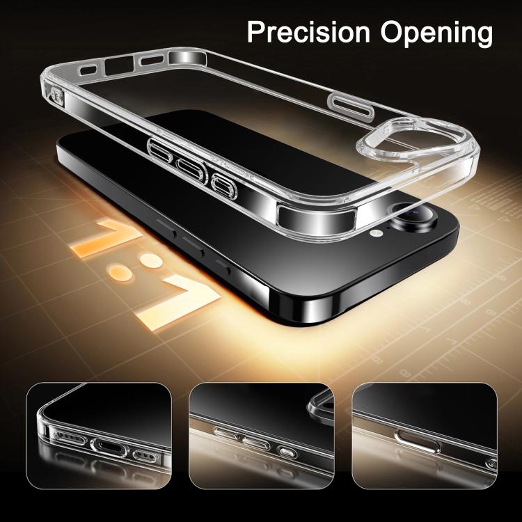 iPAKY Crystal Clear Series Shockproof PC + TPU Protective Phone Case