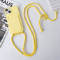 Crossbody Lanyard Elastic Silicone Card Holder Phone Case