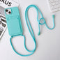 Crossbody Lanyard Elastic Silicone Card Holder Phone Case