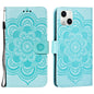 Mandala Embossing Pattern Horizontal Flip Leather Phone Case