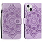 Mandala Embossing Pattern Horizontal Flip Leather Phone Case