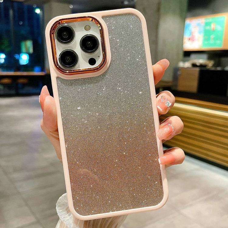 Gradient Glitter Electroplating Acrylic Phone Case