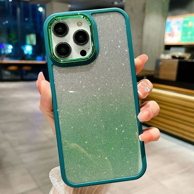 Gradient Glitter Electroplating Acrylic Phone Case