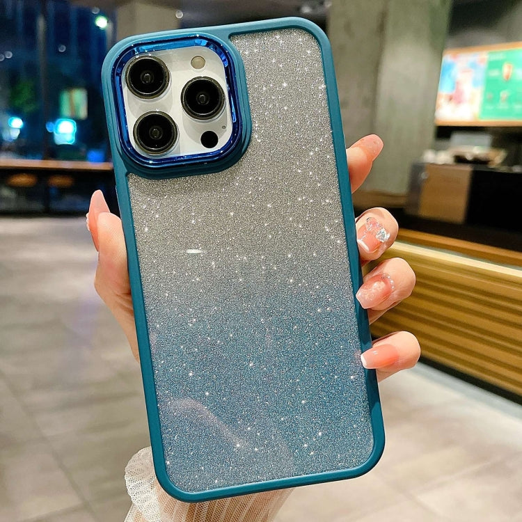 Gradient Glitter Electroplating Acrylic Phone Case