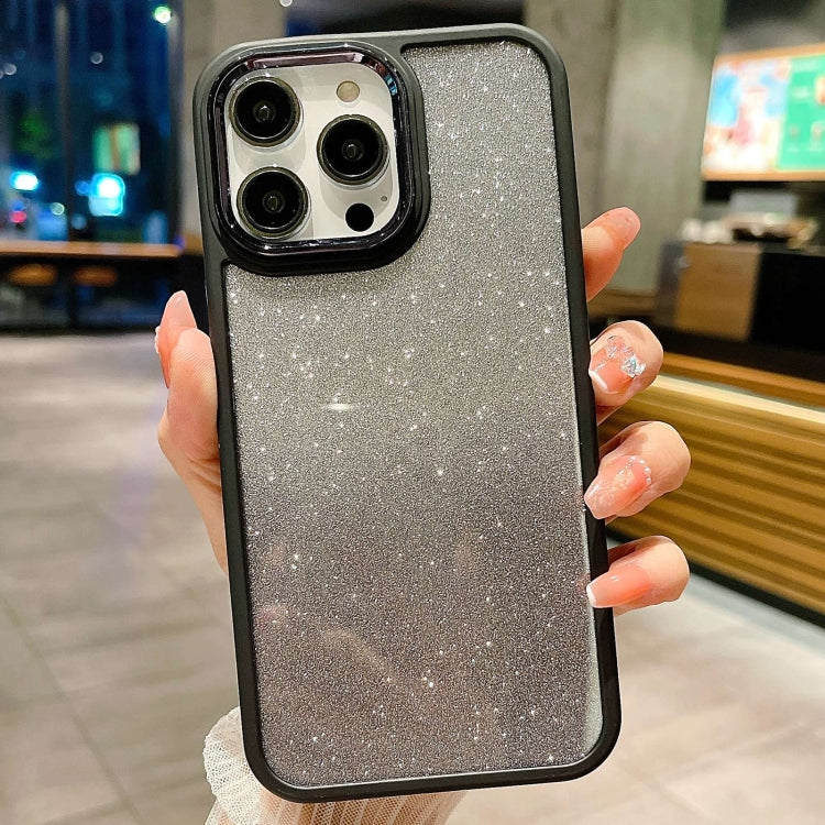 Gradient Glitter Electroplating Acrylic Phone Case
