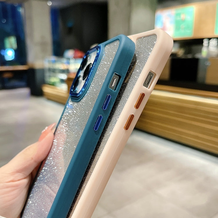 Gradient Glitter Electroplating Acrylic Phone Case
