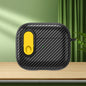 Carbon Fiber Texture Wireless Earphones Case with Security Lock