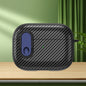 Carbon Fiber Texture Wireless Earphones Case with Security Lock
