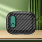 Carbon Fiber Texture Wireless Earphones Case with Security Lock