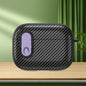 Carbon Fiber Texture Wireless Earphones Case with Security Lock
