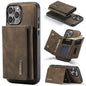 DG.MING M1 Series 3-Fold Multi Card Wallet Leather Phone Case
