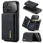 DG.MING M1 Series 3-Fold Multi Card Wallet Leather Phone Case