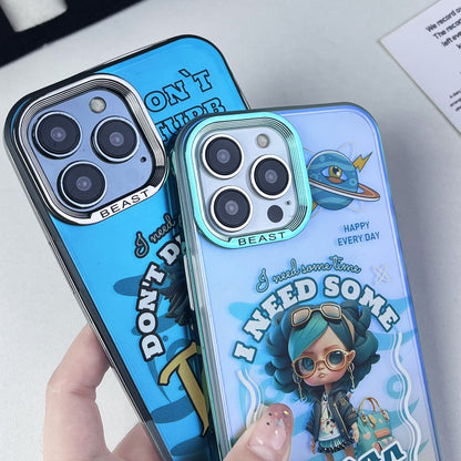 Aurora Series Painted Pattern Phone Case