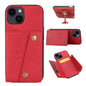 Double Buckle Card Slots PU + TPU Phone Case