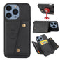 Double Buckle Card Slots PU + TPU Phone Case