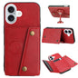 Double Buckle Card Slots PU + TPU Phone Case