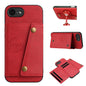 Double Buckle Card Slots PU + TPU Phone Case