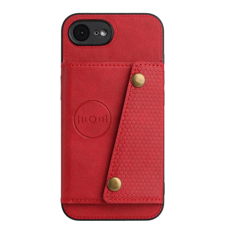 Double Buckle Card Slots PU + TPU Phone Case