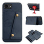 Double Buckle Card Slots PU + TPU Phone Case