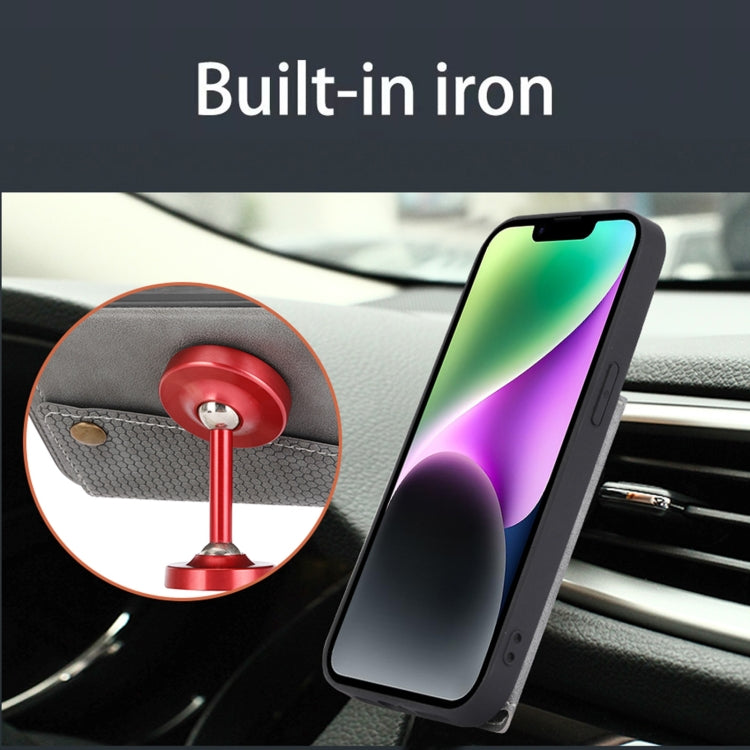 Double Buckle Card Slots PU + TPU Phone Case
