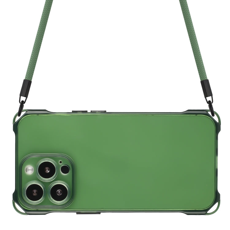 Four-corner Shockproof TPU Phone Case with Lanyard