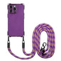 Four-corner Shockproof TPU Phone Case with Lanyard
