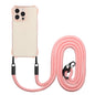 Four-corner Shockproof TPU Phone Case with Lanyard