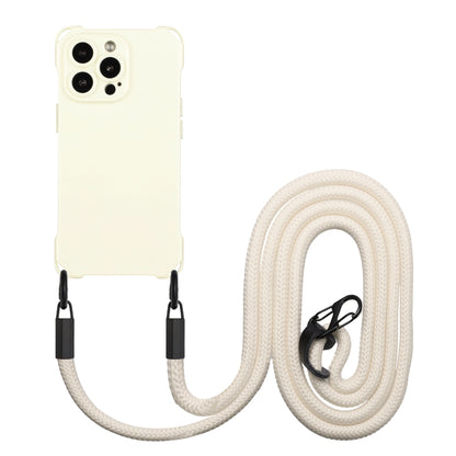 Four-corner Shockproof TPU Phone Case with Lanyard