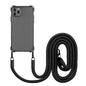 Four-corner Shockproof TPU Phone Case with Lanyard