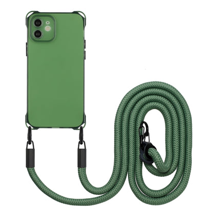 Four-corner Shockproof TPU Phone Case with Lanyard